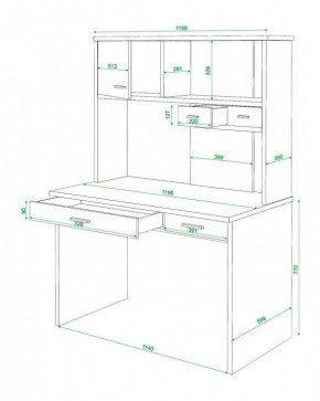 Стол компьютерный Домино СК-60 в Ревде - revda.mebel24.online | фото 2