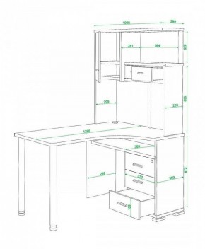 Стол компьютерный Домино СР-130 в Ревде - revda.mebel24.online | фото 5