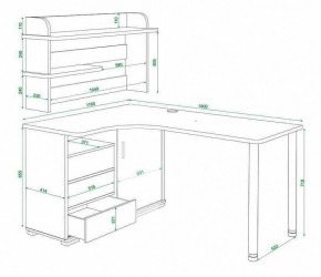 Стол компьютерный Домино СР-145М в Ревде - revda.mebel24.online | фото 5