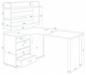 Стол компьютерный Домино СР-165М в Ревде - revda.mebel24.online | фото 5