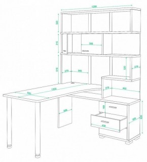 Стол компьютерный Домино СР-420/130 в Ревде - revda.mebel24.online | фото 2
