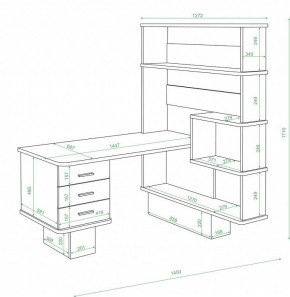 Стол компьютерный Домино СР-520 в Ревде - revda.mebel24.online | фото 2