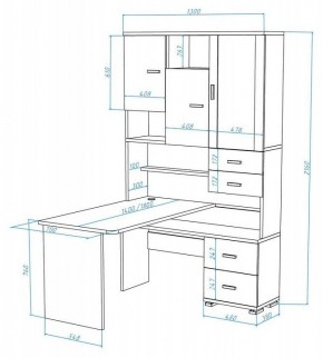 Стол компьютерный Домино СР-620/180 в Ревде - revda.mebel24.online | фото 2