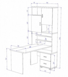 Стол компьютерный Домино СР-720/180 в Ревде - revda.mebel24.online | фото 2