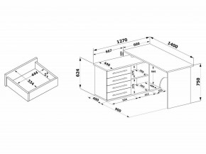 Стол компьютерный КСТ-109Л в Ревде - revda.mebel24.online | фото 4