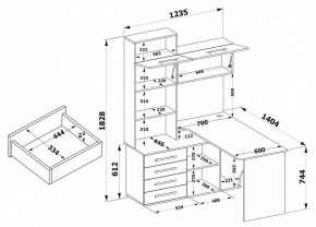 Стол компьютерный КСТ-14П в Ревде - revda.mebel24.online | фото 8