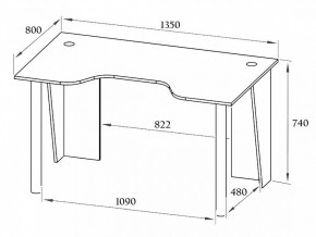 Стол компьютерный КСТ-18 в Ревде - revda.mebel24.online | фото 2