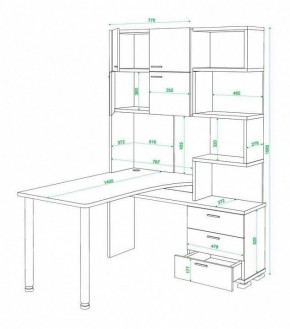 Стол компьютерный Латте СР-500М140 в Ревде - revda.mebel24.online | фото 3