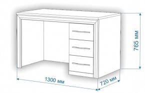 Стол компьютерный Нобиле СтЯ130+НСт130Д в Ревде - revda.mebel24.online | фото 3