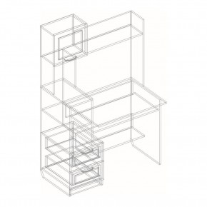 Стол компьютерный "ДА-12" Александрия в Ревде - revda.mebel24.online | фото 3