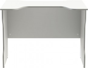 Стол компьютерный ВАРДИГ K2 100x82, белый/серебристый в Ревде - revda.mebel24.online | фото 2