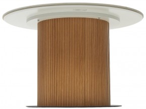 Стол MESA D120 цвет БЕЛЫЙ МРАМОР M326 / Каркас OAK, ®DISAUR в Ревде - revda.mebel24.online | фото 8