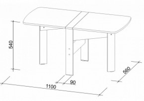 Стол обеденный СтК6 в Ревде - revda.mebel24.online | фото 3