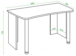 Стол офисный Домино lite СКЛ-Софт140 в Ревде - revda.mebel24.online | фото 2