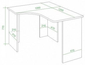 Стол письменный Домино Lite СКЛ-Угл120 в Ревде - revda.mebel24.online | фото 3