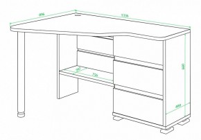 Стол письменный Домино СР-322С в Ревде - revda.mebel24.online | фото 2