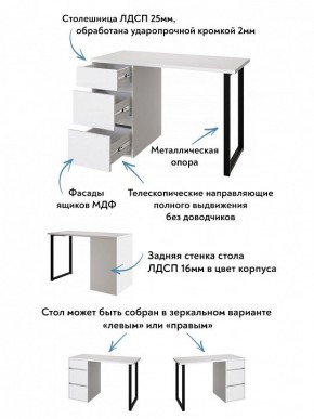 Стол письменный Эконом стандарт С-401 в Ревде - revda.mebel24.online | фото 6