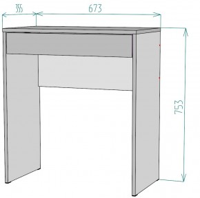 Стол письменный компьютерный T110 в Ревде - revda.mebel24.online | фото 2
