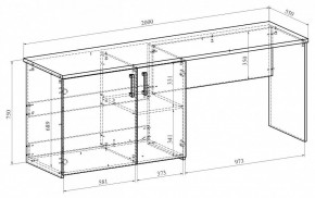 Стол письменный Виктория ВИ-13 в Ревде - revda.mebel24.online | фото 4