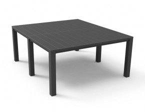 Стол раскладной Джули (Julie Double table 2 configurations) Графит в Ревде - revda.mebel24.online | фото 3