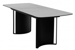 Стол RASMUS 160 TL-45 Белый мрамор, испанская керамика / черный каркас, ®DISAUR в Ревде - revda.mebel24.online | фото 4