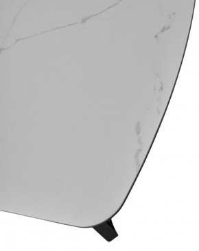 Стол RASMUS 160 TL-45 Белый мрамор, испанская керамика / черный каркас, ®DISAUR в Ревде - revda.mebel24.online | фото 6