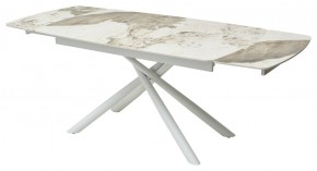 Стол RIVOLI 140 GLOSS LUXURY PANDORA SOLID CERAMIC / WHITE, ®DISAUR в Ревде - revda.mebel24.online | фото 5