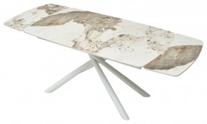 Стол RIVOLI 140 GLOSS LUXURY PANDORA SOLID CERAMIC / WHITE, ®DISAUR в Ревде - revda.mebel24.online | фото 6