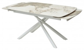 Стол RIVOLI 140 GLOSS LUXURY PANDORA SOLID CERAMIC / WHITE, ®DISAUR в Ревде - revda.mebel24.online | фото 9