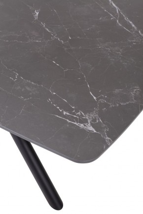 Стол RIVOLI 140 MATT BLACK MARBLE SOLID CERAMIC / BLACK, ®DISAUR в Ревде - revda.mebel24.online | фото 10