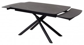 Стол RIVOLI 140 MATT BLACK MARBLE SOLID CERAMIC / BLACK, ®DISAUR в Ревде - revda.mebel24.online | фото 6