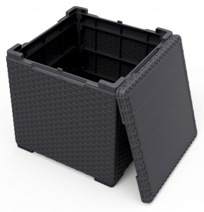 Стол с функцией хранения Виго (Vigo storage box) графит в Ревде - revda.mebel24.online | фото 3