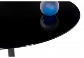 Стол стеклянный Tulip 90x74 black glass в Ревде - revda.mebel24.online | фото 2