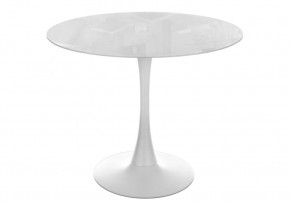 Стол стеклянный Tulip 90x74 super white glass в Ревде - revda.mebel24.online | фото 1