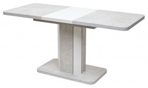 Стол STORK 120 Белый бетон/ Белый М-City в Ревде - revda.mebel24.online | фото 1