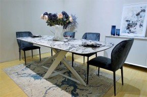 Стол VICENZA 220 BULGARI WHITE, керамика / белый, ®DISAUR в Ревде - revda.mebel24.online | фото 12