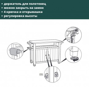 Столик для барбекю 207 Л (Unity XL 207L) в Ревде - revda.mebel24.online | фото 9