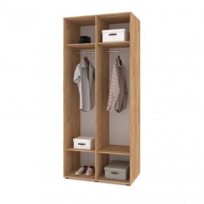 СТОУН С21 Шкаф 2-х створчатый (дуб золотой/графит) в Ревде - revda.mebel24.online | фото 3