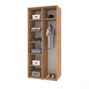 СТОУН С22 Шкаф 2-х створчатый (золотой дуб/графит) в Ревде - revda.mebel24.online | фото 3