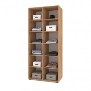 СТОУН С23 Шкаф 2-х створчатый (дуб золотой/графит) в Ревде - revda.mebel24.online | фото 3