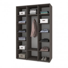 СТОУН С32 Шкаф 3-х створчатый (золотой дуб/графит) в Ревде - revda.mebel24.online | фото 3