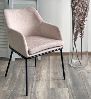 Стул АЛИСТЕР, цвет RAIN 2 какао велюр / черный каркас М-City в Ревде - revda.mebel24.online | фото 3