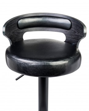 Стул барный DOBRIN FRED BLACK, чёрное дерево, чёрный в Ревде - revda.mebel24.online | фото 5