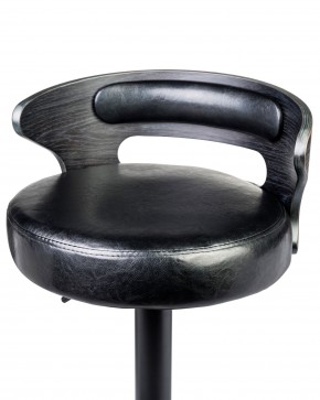 Стул барный DOBRIN FRED BLACK, чёрное дерево, чёрный в Ревде - revda.mebel24.online | фото 6