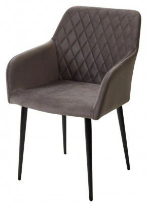 Стул BRANDY-X ГРАФИТ #14, велюр / черный каркас М-City в Ревде - revda.mebel24.online | фото 1