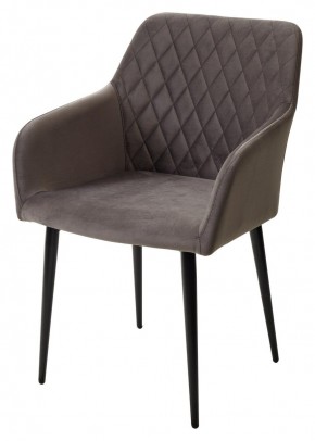 Стул BRANDY-X ГРАФИТ #14, велюр / черный каркас М-City в Ревде - revda.mebel24.online | фото 4