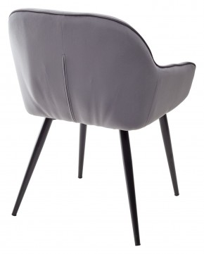 Стул BREEZE BLUVEL-14 GREY, велюр / черный каркас М-City в Ревде - revda.mebel24.online | фото 2