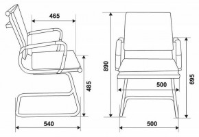 Стул Бюрократ CH-993-LOW-V/M01 в Ревде - revda.mebel24.online | фото 5