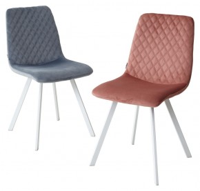 Стул DAIQUIRI BLUVEL-52 PINK / белый каркас, велюр М-City в Ревде - revda.mebel24.online | фото 2