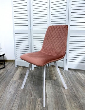 Стул DAIQUIRI BLUVEL-52 PINK / белый каркас, велюр М-City в Ревде - revda.mebel24.online | фото 7